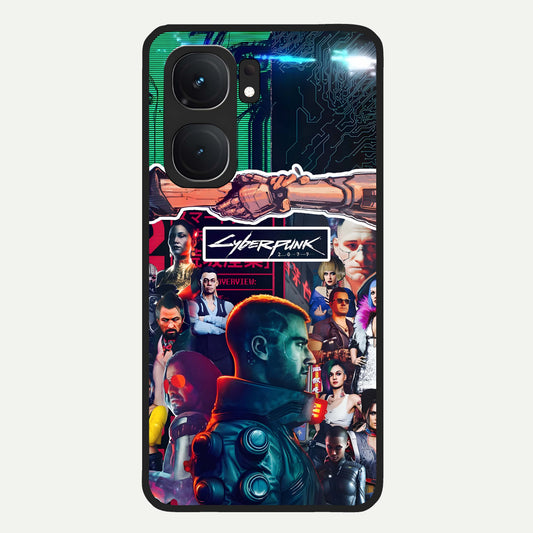  CYBERPUNK Legacy Glass Case For iQOO Neo 9 Pro back cover – full design glossy printed glass finish