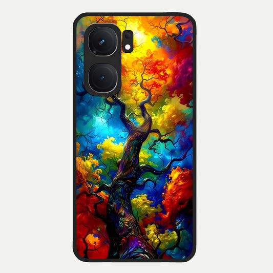  Colorful Soda Bottles Glass Case For iQOO Neo 9 Pro back cover – full design glossy printed glass finish
