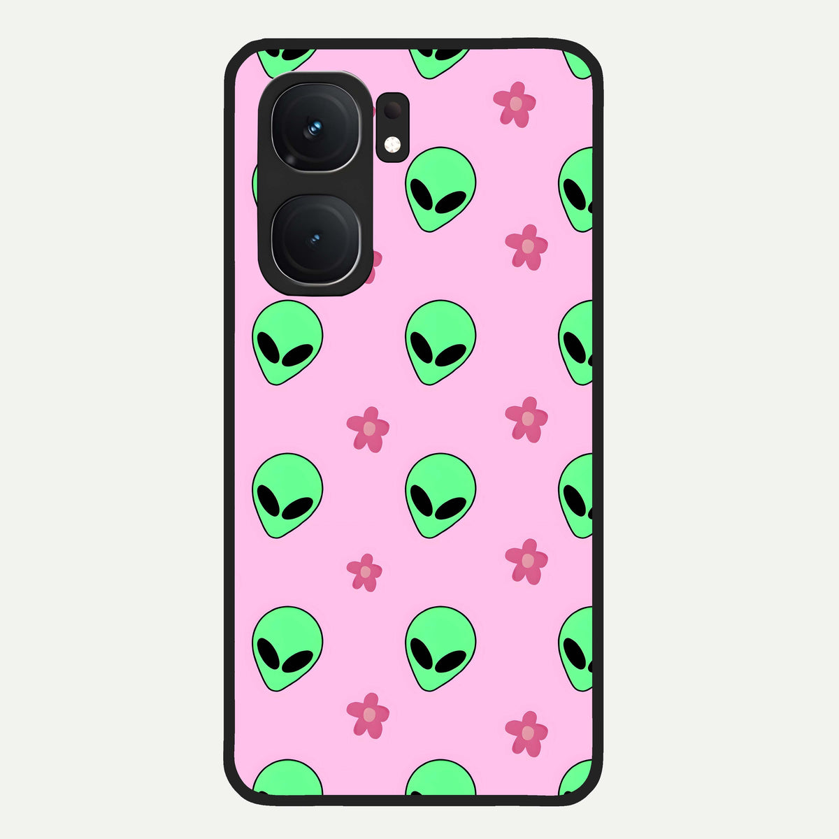  Cosmic Cute Crush Glass Case For iQOO Neo 9 Pro back cover – full design glossy printed glass finish