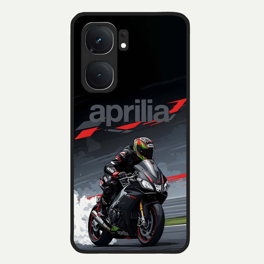  Dark Aprilla Glass Case For iQOO Neo 9 Pro back cover – full design glossy printed glass finish