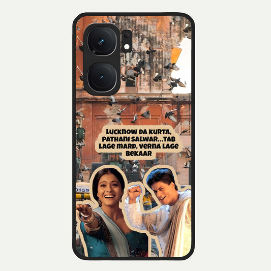  Desi Retro Vibes Glass Case For iQOO Neo 9 Pro back cover – full design glossy printed glass finish