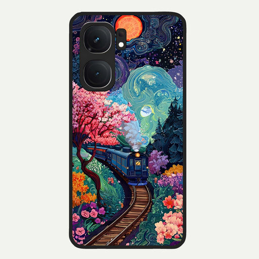  Digital Art Glass Case For iQOO Neo 9 Pro back cover – full design glossy printed glass finish