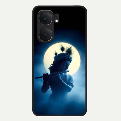  Divine Moon Flute Glass Case For iQOO Neo 9 Pro back cover – full design glossy printed glass finish