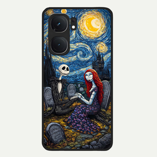  Eternal Night Love Glass Case For iQOO Neo 9 Pro back cover – full design glossy printed glass finish