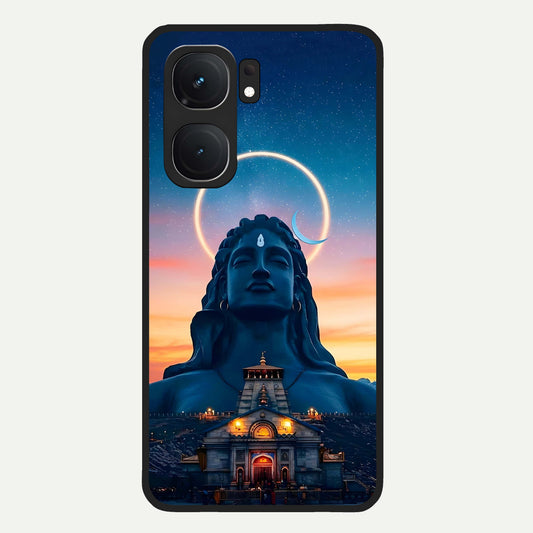  Eternal Shiva Aura Glass Case For iQOO Neo 9 Pro back cover – full design glossy printed glass finish