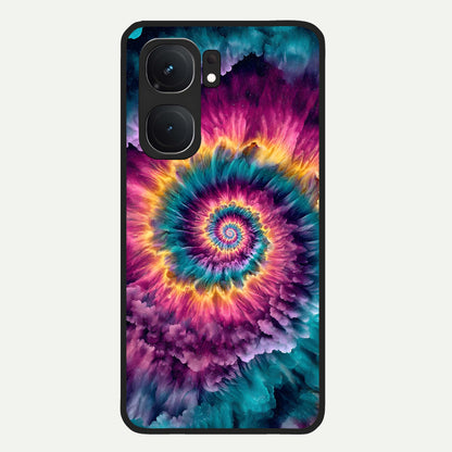  Galactic Spiral Burst Glass Case For iQOO Neo 9 Pro back cover – full design glossy printed glass finish