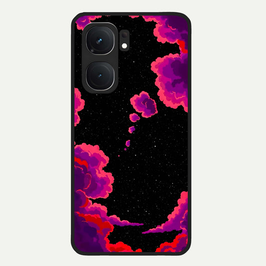  Galaxy Dream Frame Glass Case For iQOO Neo 9 Pro back cover – full design glossy printed glass finish