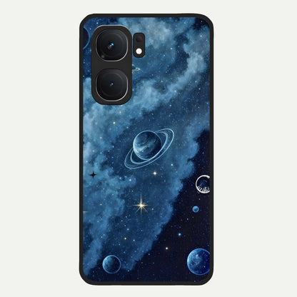  Galaxy Dream Space Glass Case For iQOO Neo 9 Pro back cover – full design glossy printed glass finish