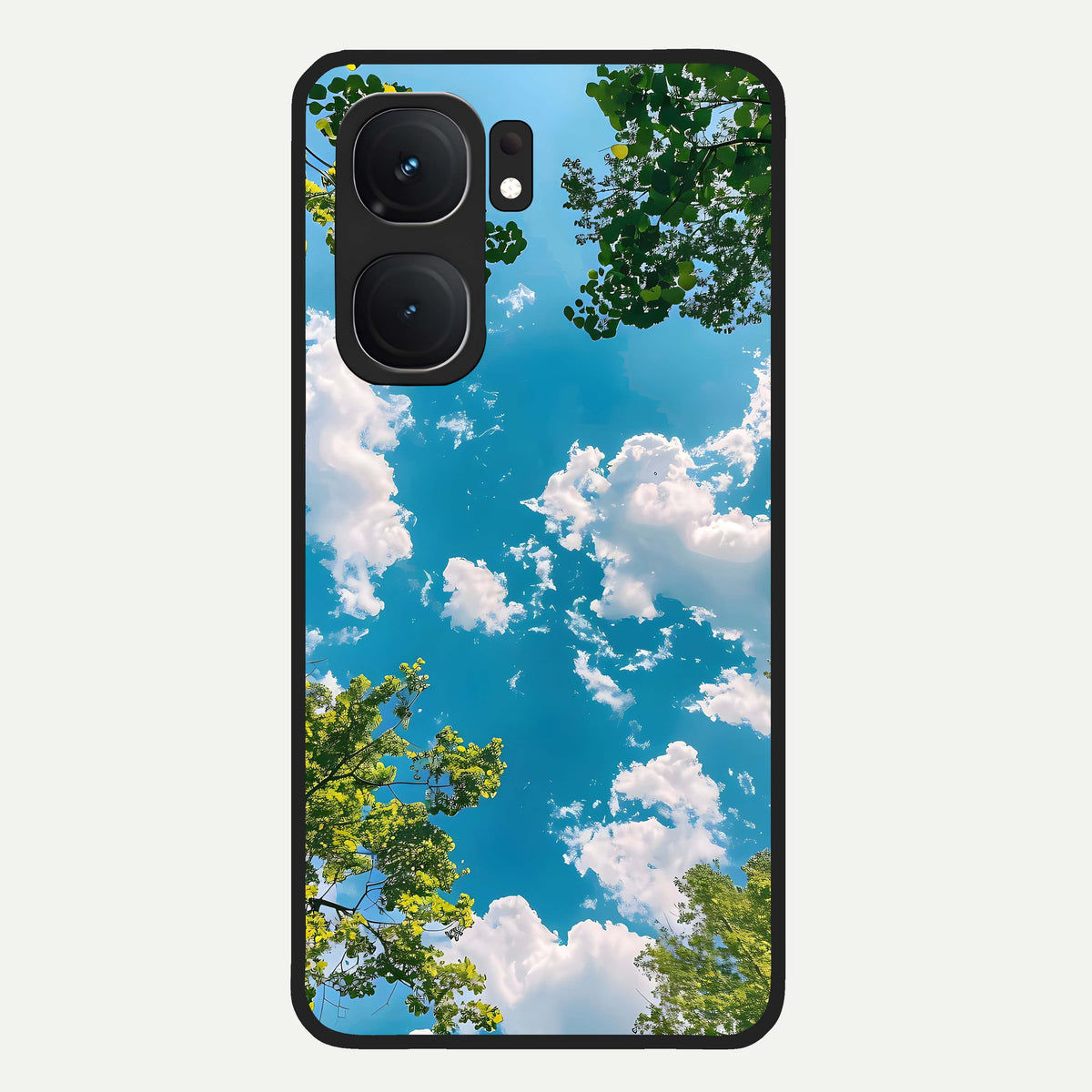  Green Moon Energy Glass Case For iQOO Neo 9 Pro back cover – full design glossy printed glass finish