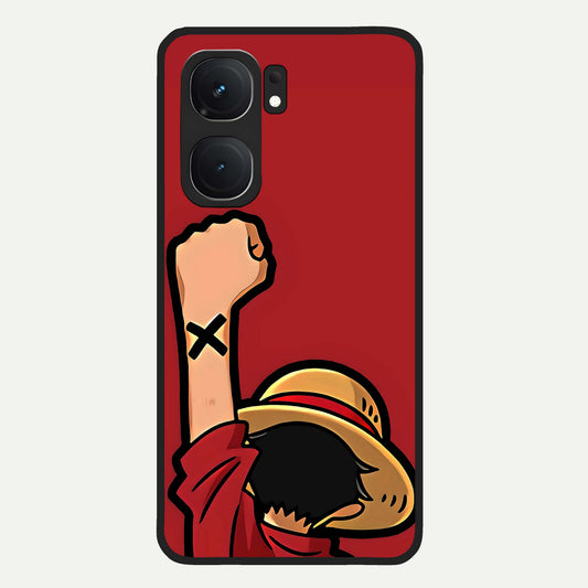  Luffy X Spirit Glass Case For iQOO Neo 9 Pro back cover – full design glossy printed glass finish