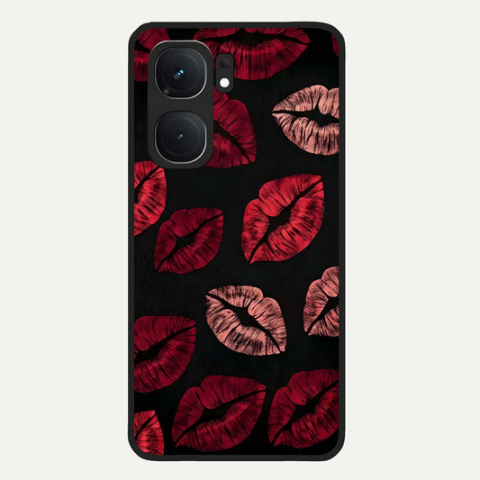  Midnight Kiss Love Glass Case For iQOO Neo 9 Pro back cover – full design glossy printed glass finish