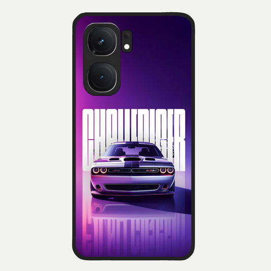  Midnight Muscle Ride Glass Case For iQOO Neo 9 Pro back cover – full design glossy printed glass finish