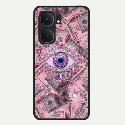  Money Eye Luxe Glass Case For iQOO Neo 9 Pro back cover – full design glossy printed glass finish