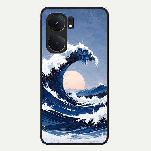  Rising Tide Power Glass Case For iQOO Neo 9 Pro back cover – full design glossy printed glass finish