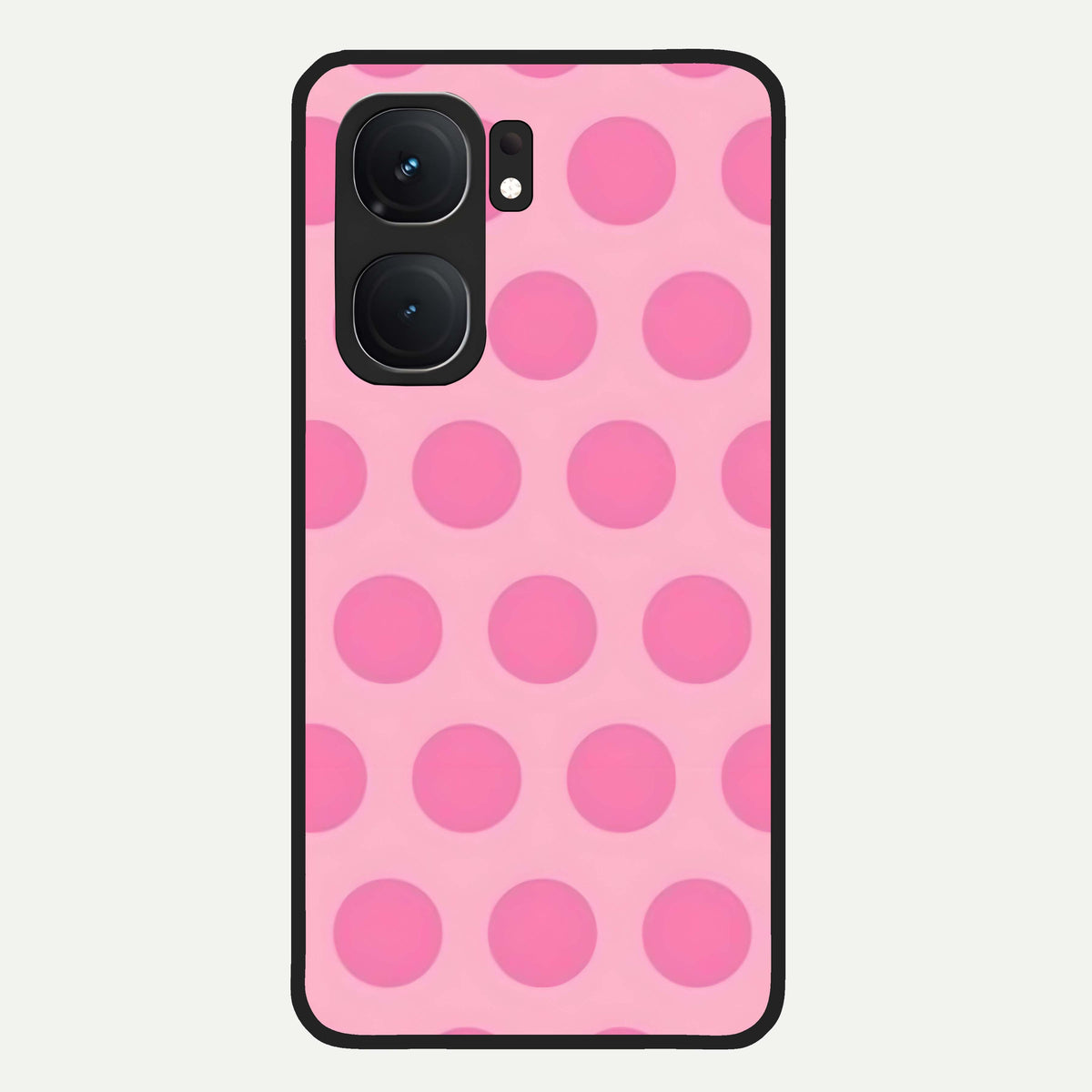  Sweet Dot Dreams Glass Case For iQOO Neo 9 Pro back cover – full design glossy printed glass finish