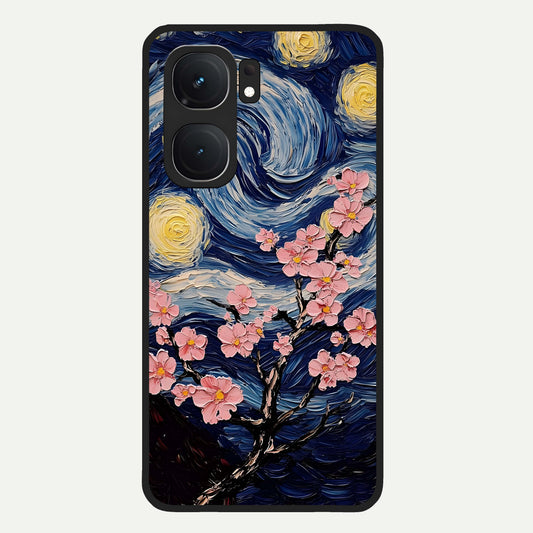  Van Gogh Scenery Glass Case For iQOO Neo 9 Pro back cover – full design glossy printed glass finish