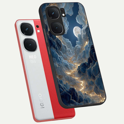  Celestial Cloud Road phone case For iQOO Neo 9 Pro showing premium glass back cover with detailed artwork