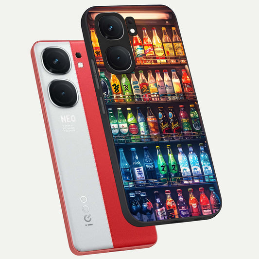  Colorfull Tree phone case For iQOO Neo 9 Pro showing premium glass back cover with detailed artwork