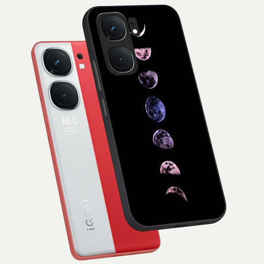  Crimson All Planets phone case For iQOO Neo 9 Pro showing premium glass back cover with detailed artwork
