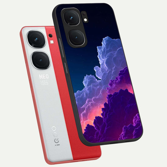  Dreamy Cloud Skies phone case For iQOO Neo 9 Pro showing premium glass back cover with detailed artwork