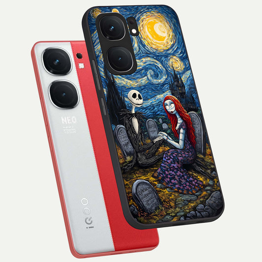 Eternal Night Love phone case For iQOO Neo 9 Pro showing premium glass back cover with detailed artwork
