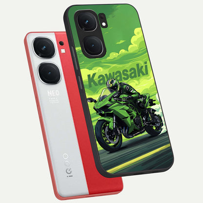  Greenery Sky phone case For iQOO Neo 9 Pro showing premium glass back cover with detailed artwork