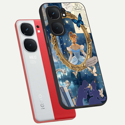  Midnight Queen phone case For iQOO Neo 9 Pro showing premium glass back cover with detailed artwork