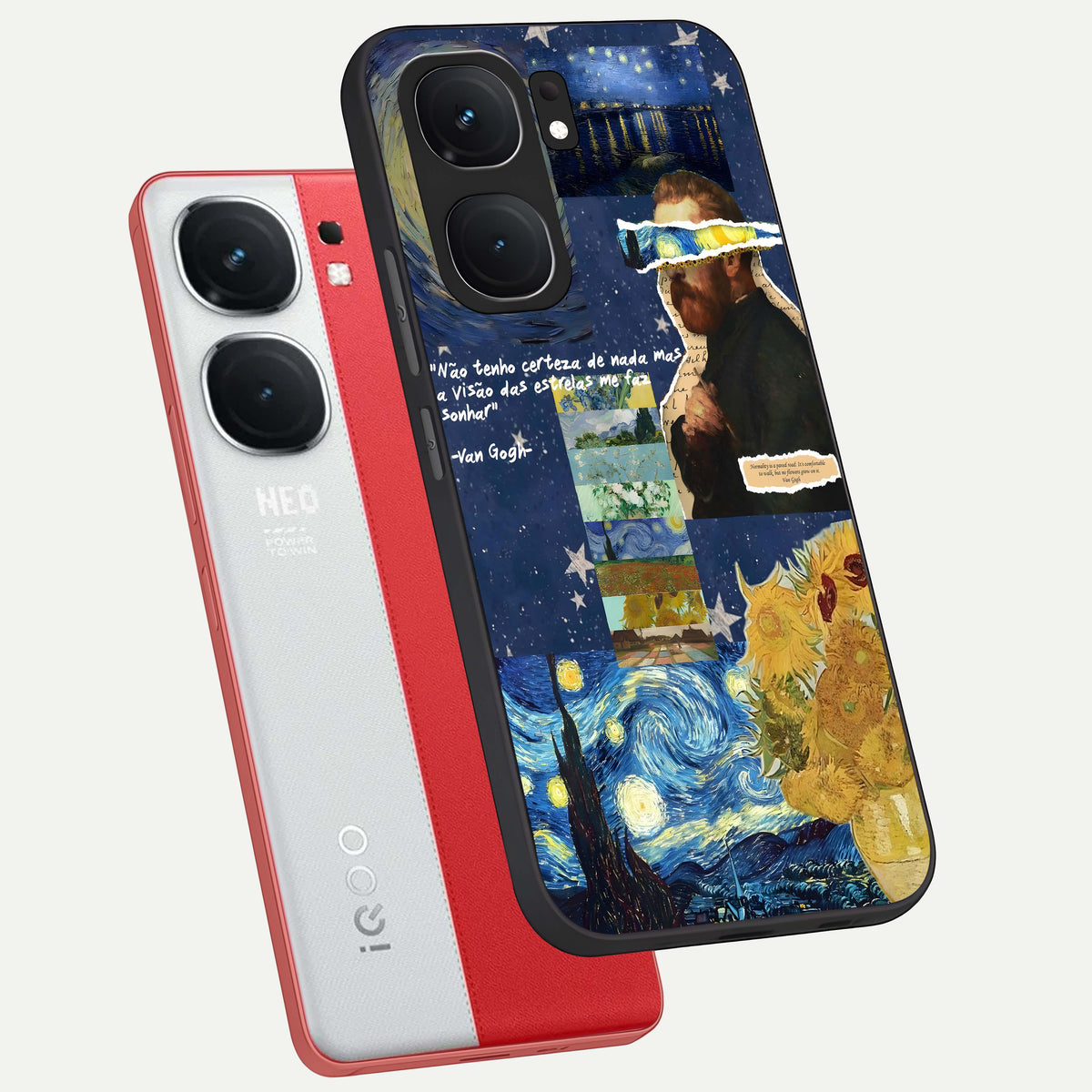  Starry Dream Vision phone case For iQOO Neo 9 Pro showing premium glass back cover with detailed artwork