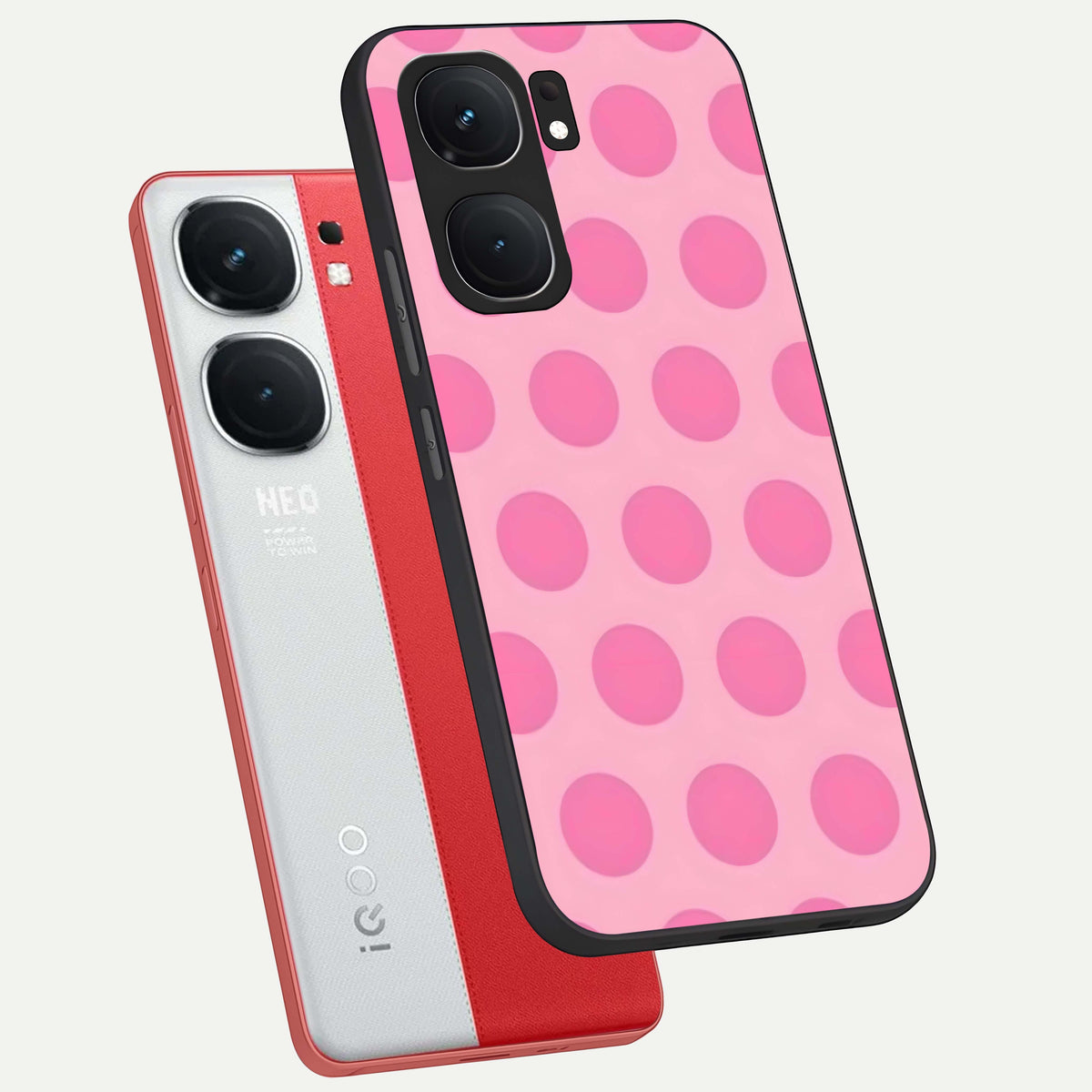  Sweet Dot Dreams phone case For iQOO Neo 9 Pro showing premium glass back cover with detailed artwork