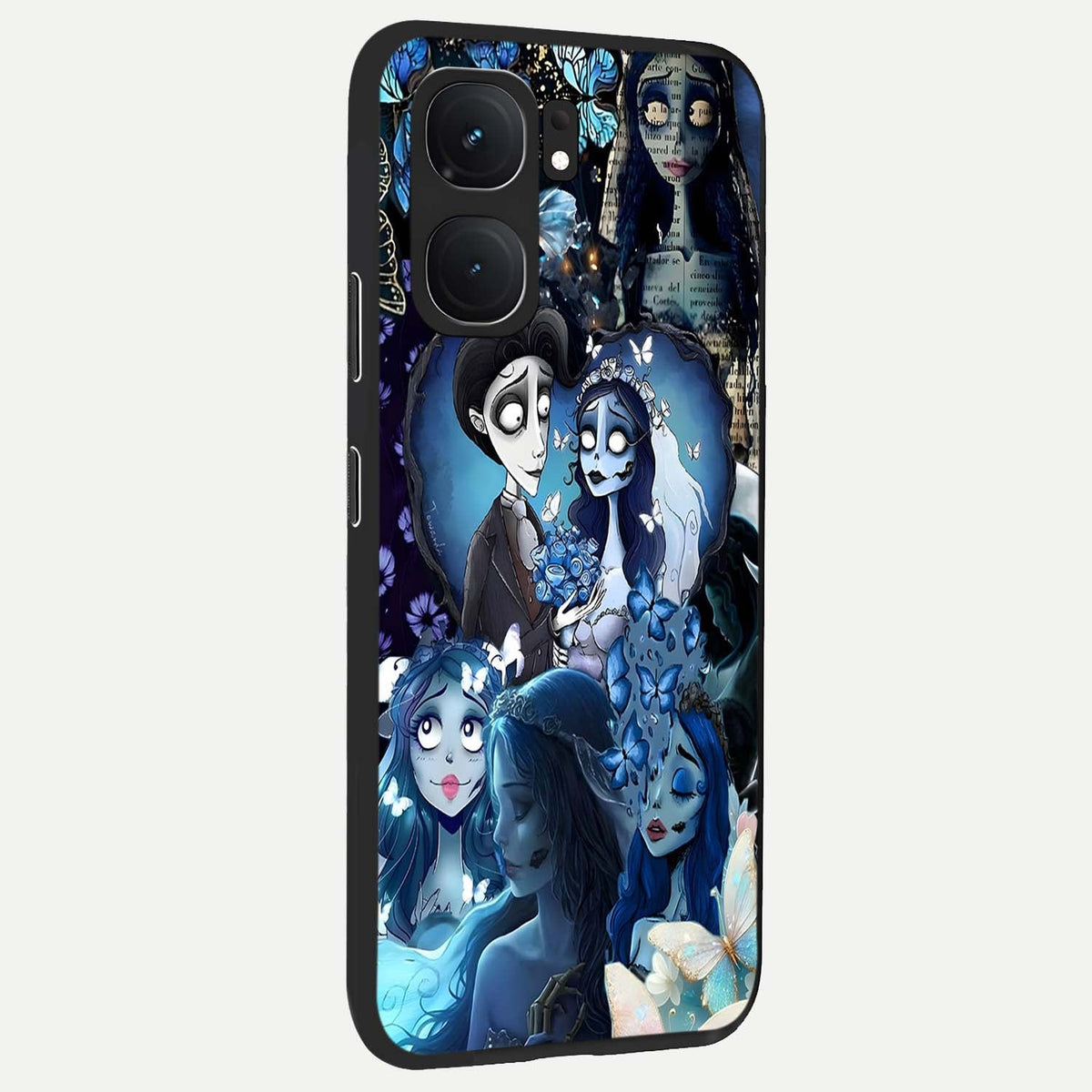  Butterfly Ghost Soul back cover For iQOO Neo 9 Pro slim fit glass case with vibrant aesthetic design
