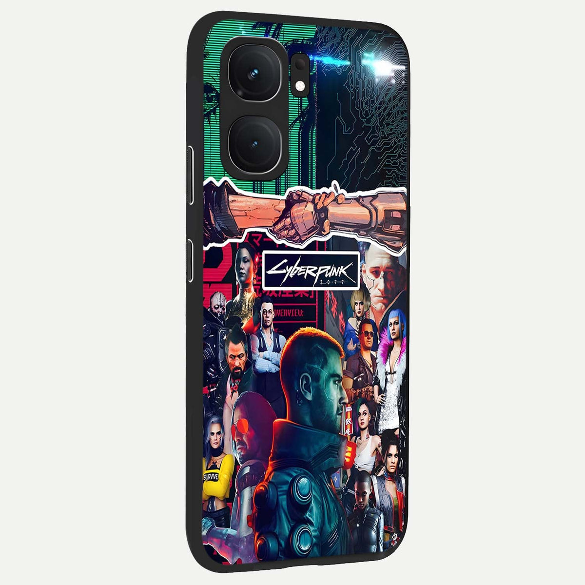  CYBERPUNK Legacy back cover For iQOO Neo 9 Pro slim fit glass case with vibrant aesthetic design
