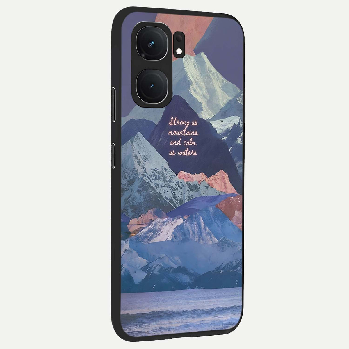  Celestial Mountain Calm back cover For iQOO Neo 9 Pro slim fit glass case with vibrant aesthetic design