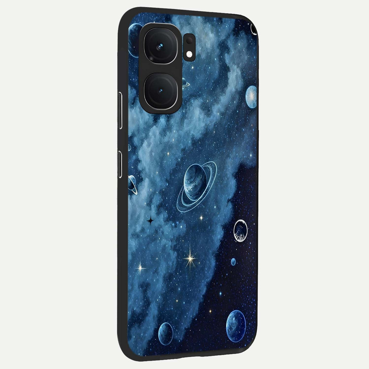  Galaxy Dream Space back cover For iQOO Neo 9 Pro slim fit glass case with vibrant aesthetic design