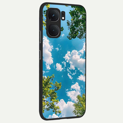  Green Moon Energy back cover For iQOO Neo 9 Pro slim fit glass case with vibrant aesthetic design