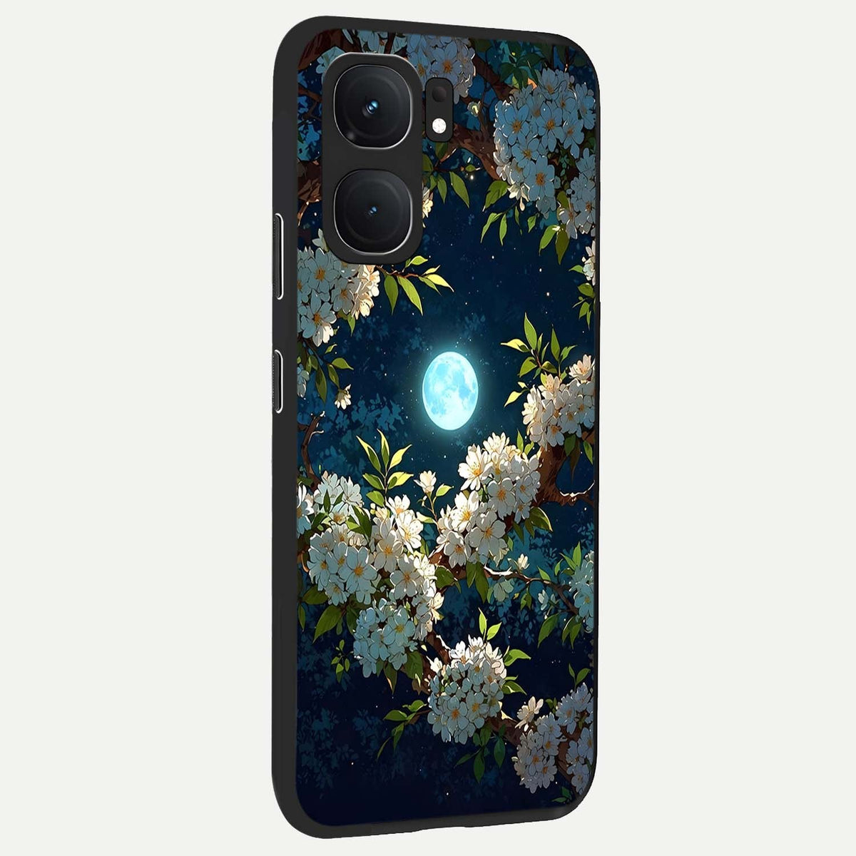 Moonlit Blossom Dream back cover For iQOO Neo 9 Pro slim fit glass case with vibrant aesthetic design
