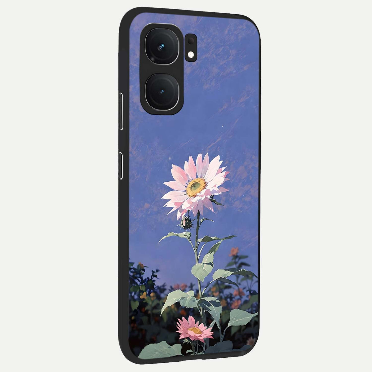  Pink Shells Outline back cover For iQOO Neo 9 Pro slim fit glass case with vibrant aesthetic design