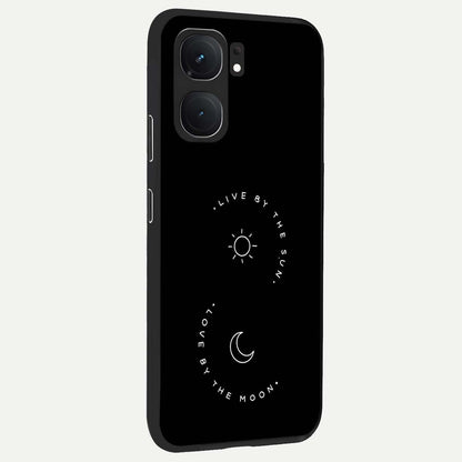  Sunflower Cat Art back cover For iQOO Neo 9 Pro slim fit glass case with vibrant aesthetic design