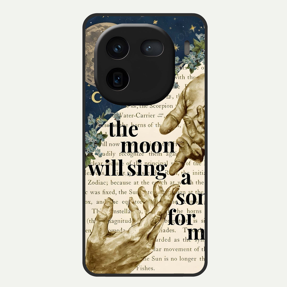  Aesthetic Divine Glass Case For iQOO 12 5G back cover – full design glossy printed glass finish