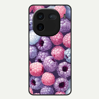  Berry Candy Pop Glass Case For iQOO 12 5G back cover – full design glossy printed glass finish