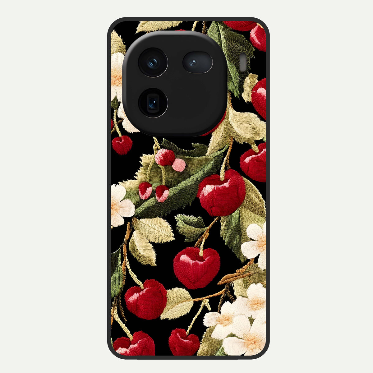  Blooming Spendor Bird Glass Case For iQOO 12 5G back cover – full design glossy printed glass finish