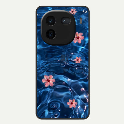  Bloom Thread Art Glass Case For iQOO 12 5G back cover – full design glossy printed glass finish