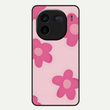  Candy Bloom Dreams Glass Case For iQOO 12 5G back cover – full design glossy printed glass finish