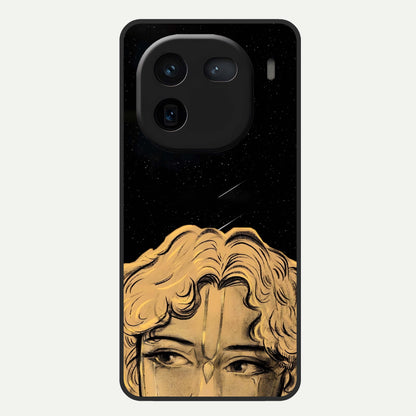  Celestial Gods Plan Glass Case For iQOO 12 5G back cover – full design glossy printed glass finish