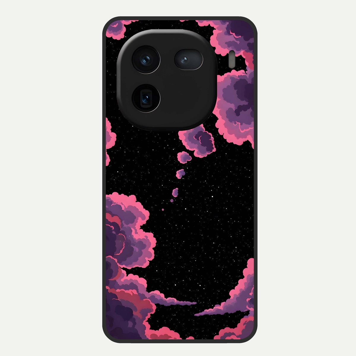  Cosmic Cloud Journey Glass Case For iQOO 12 5G back cover – full design glossy printed glass finish