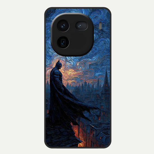  Dark Knight Dusk Glass Case For iQOO 12 5G back cover – full design glossy printed glass finish