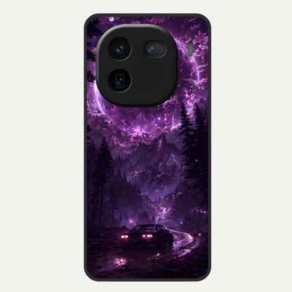  Eternal Cosmic Drive Glass Case For iQOO 12 5G back cover – full design glossy printed glass finish