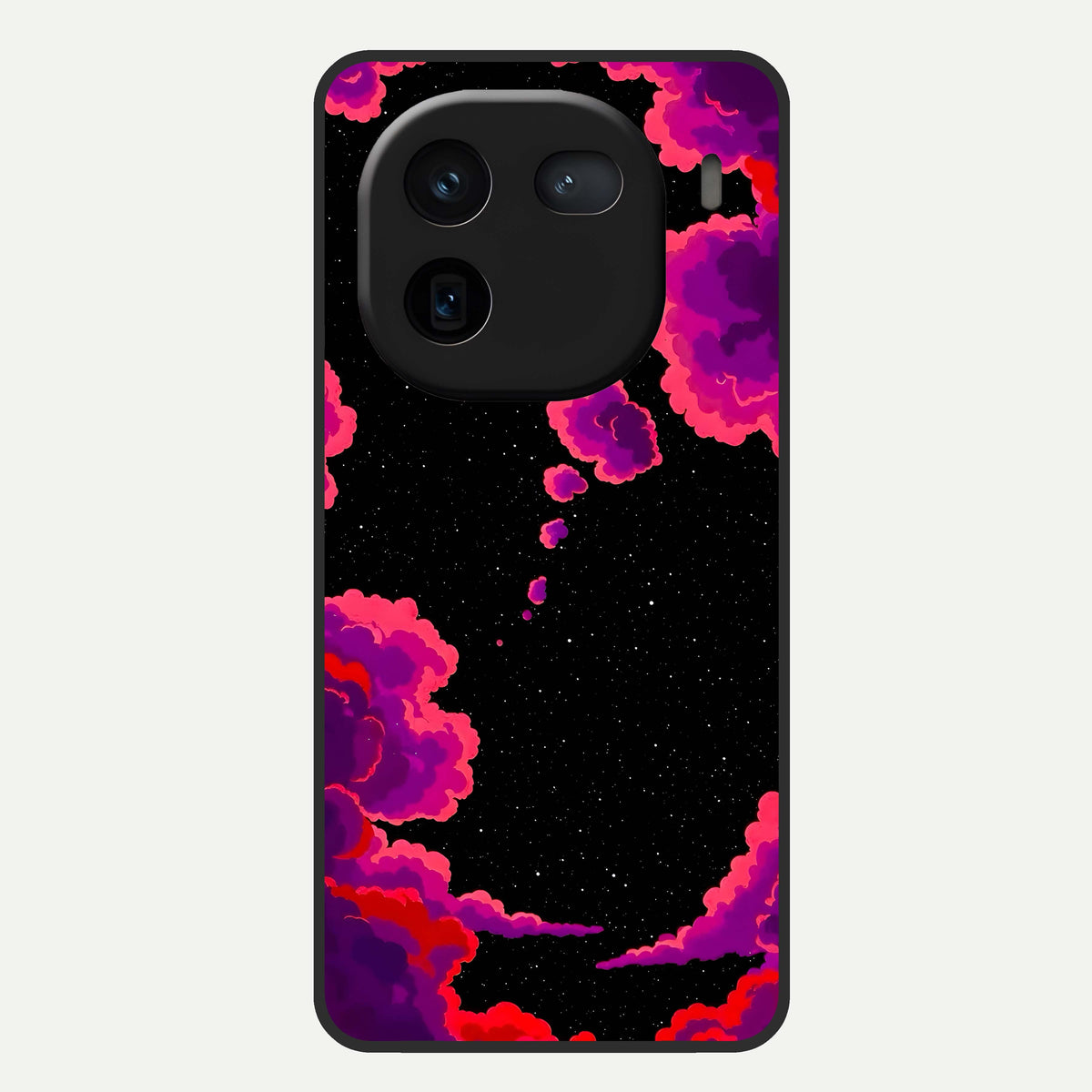  Galaxy Dream Frame Glass Case For iQOO 12 5G back cover – full design glossy printed glass finish