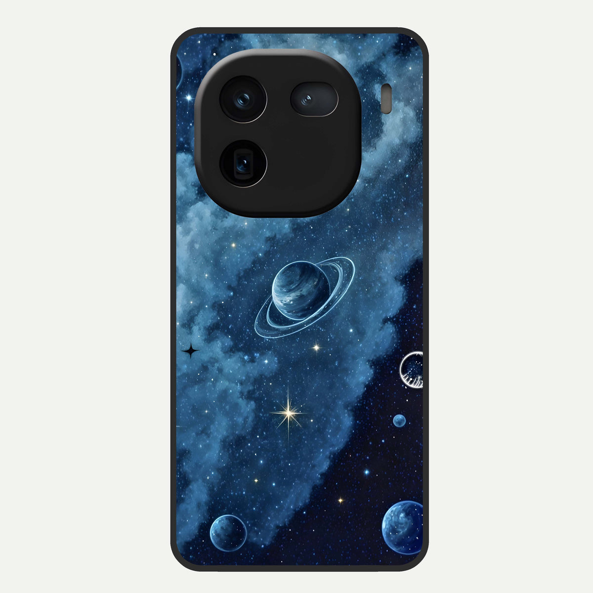  Galaxy Dream Space Glass Case For iQOO 12 5G back cover – full design glossy printed glass finish