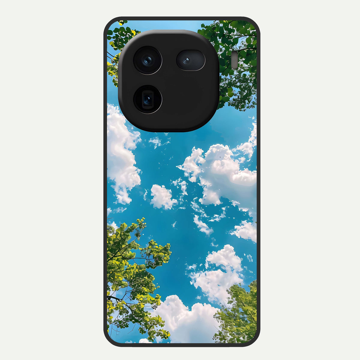  Green Moon Energy Glass Case For iQOO 12 5G back cover – full design glossy printed glass finish