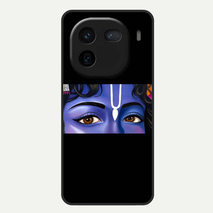  Krishna Eye Glass Case For iQOO 12 5G back cover – full design glossy printed glass finish